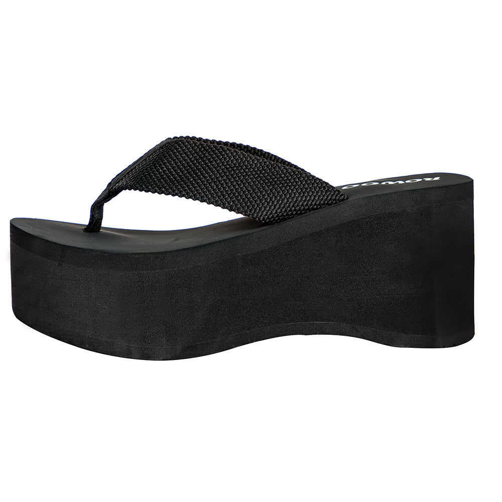 Women Wedge Platform Flip Flops