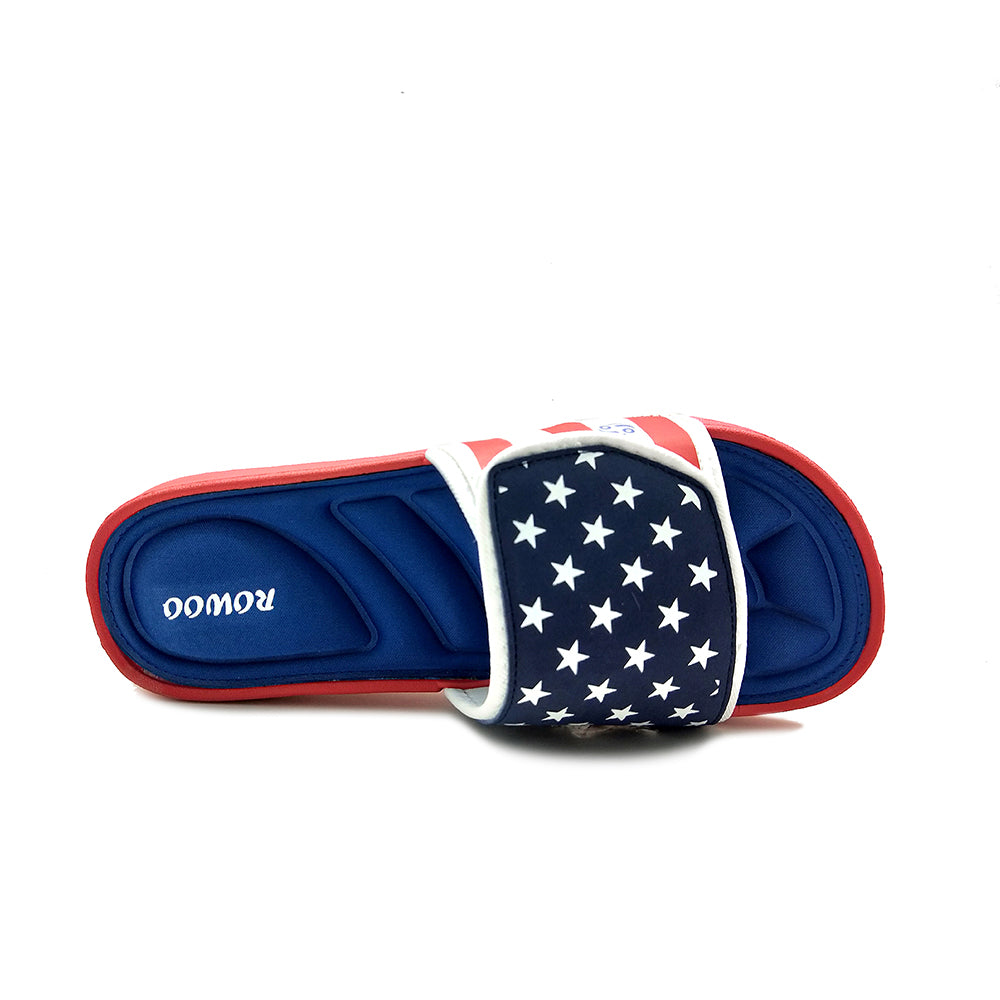 2024 Memory Foam Men Slippers Adjustable