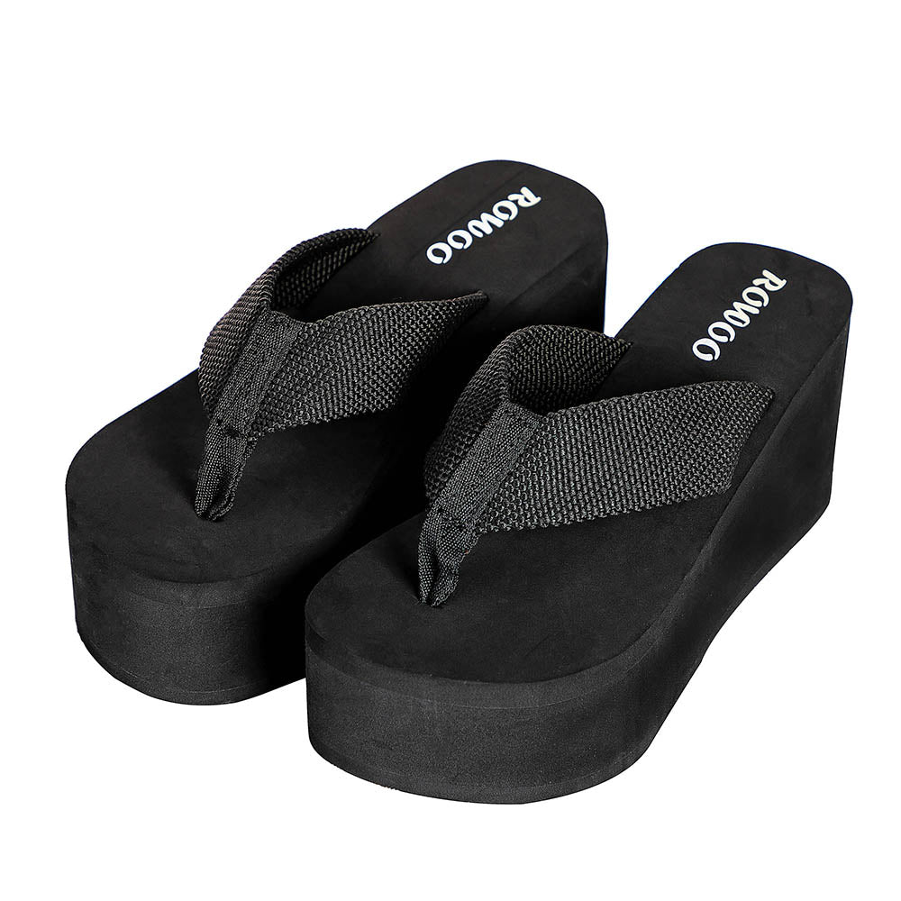 Women Wedge Platform Flip Flops