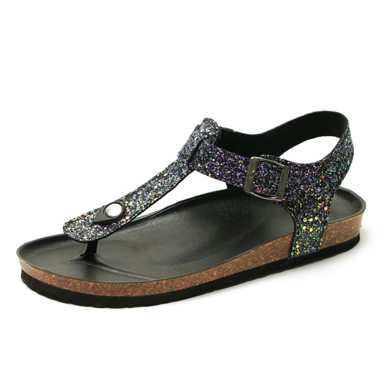 Women Clog Sandals Fashion Rhinestone