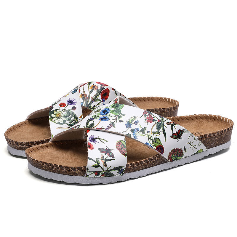 Women 2022 New Arrival Cork Slide Fashion Sandals