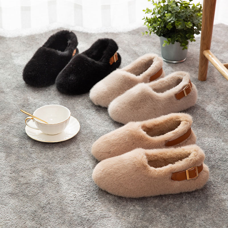 Women House Shoes Fashion Slippers Closed Toe