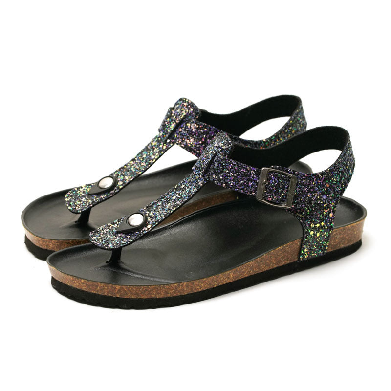 Women Clog Sandals Fashion Rhinestone