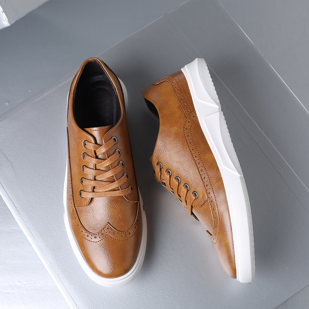 Men Casual Shoes Leather