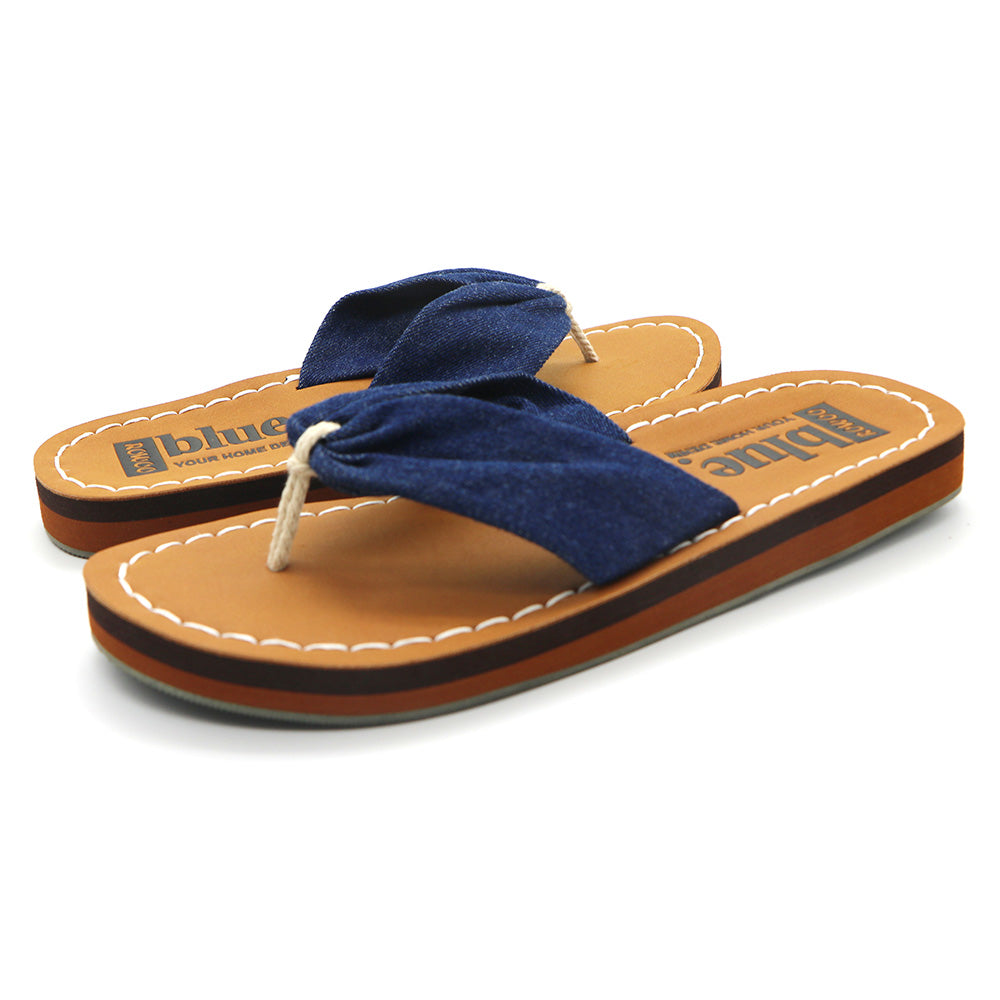 Women Flip Flops Denim