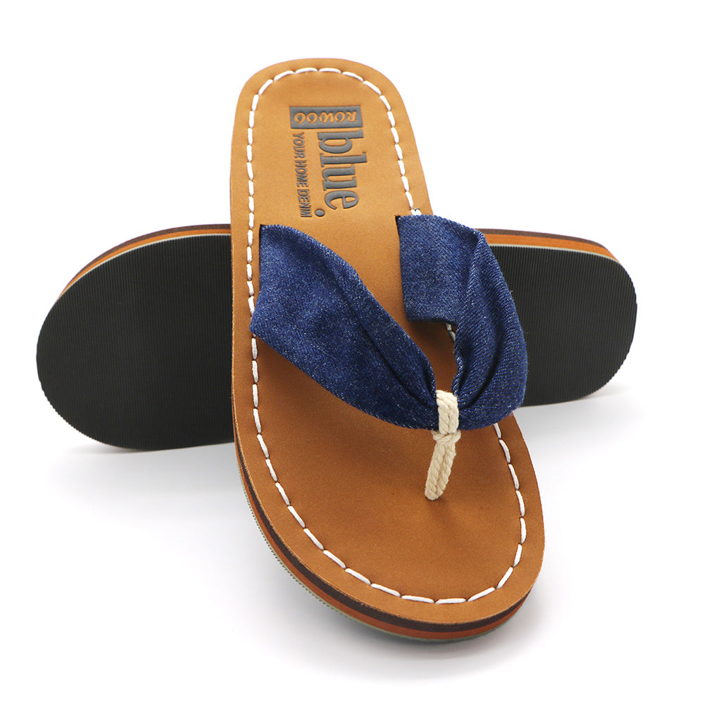 Women Flip Flops Denim