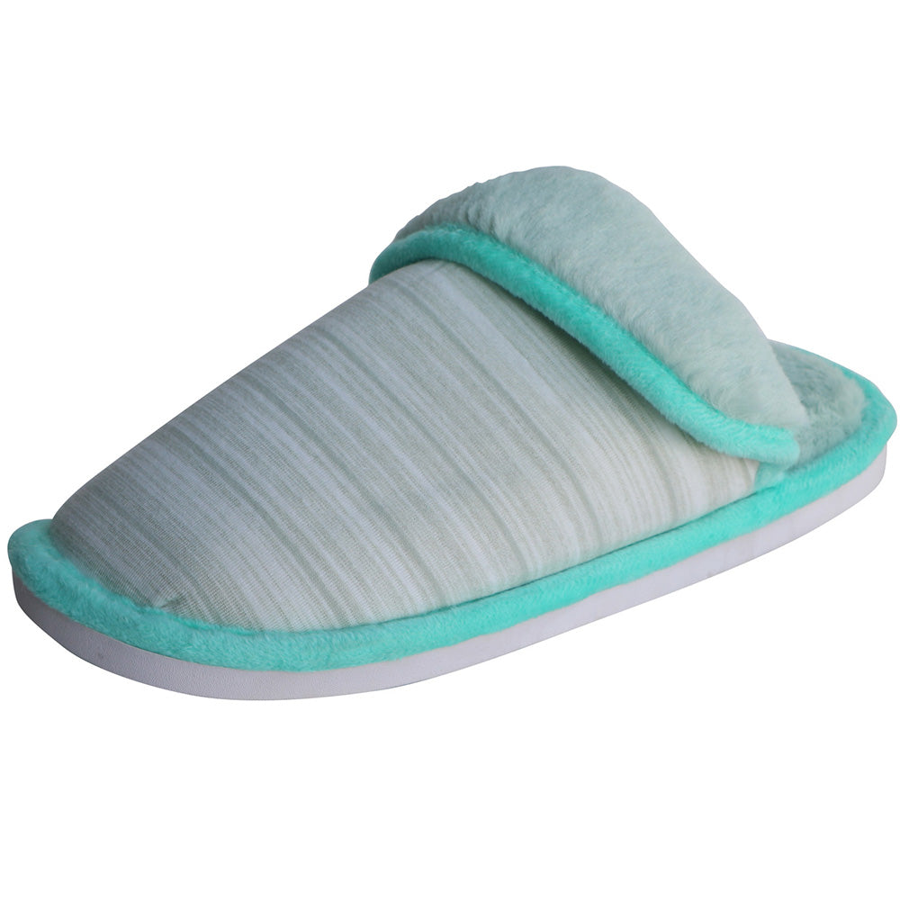 Women's/Men's Cotton Slippers Stripe Fluffy Anti-slip 2022 Sandals